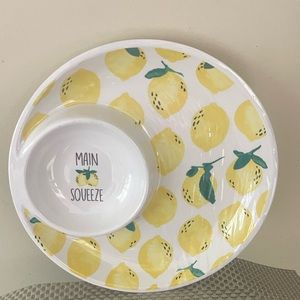 Lemon Serving Tray/Lemon Juicer